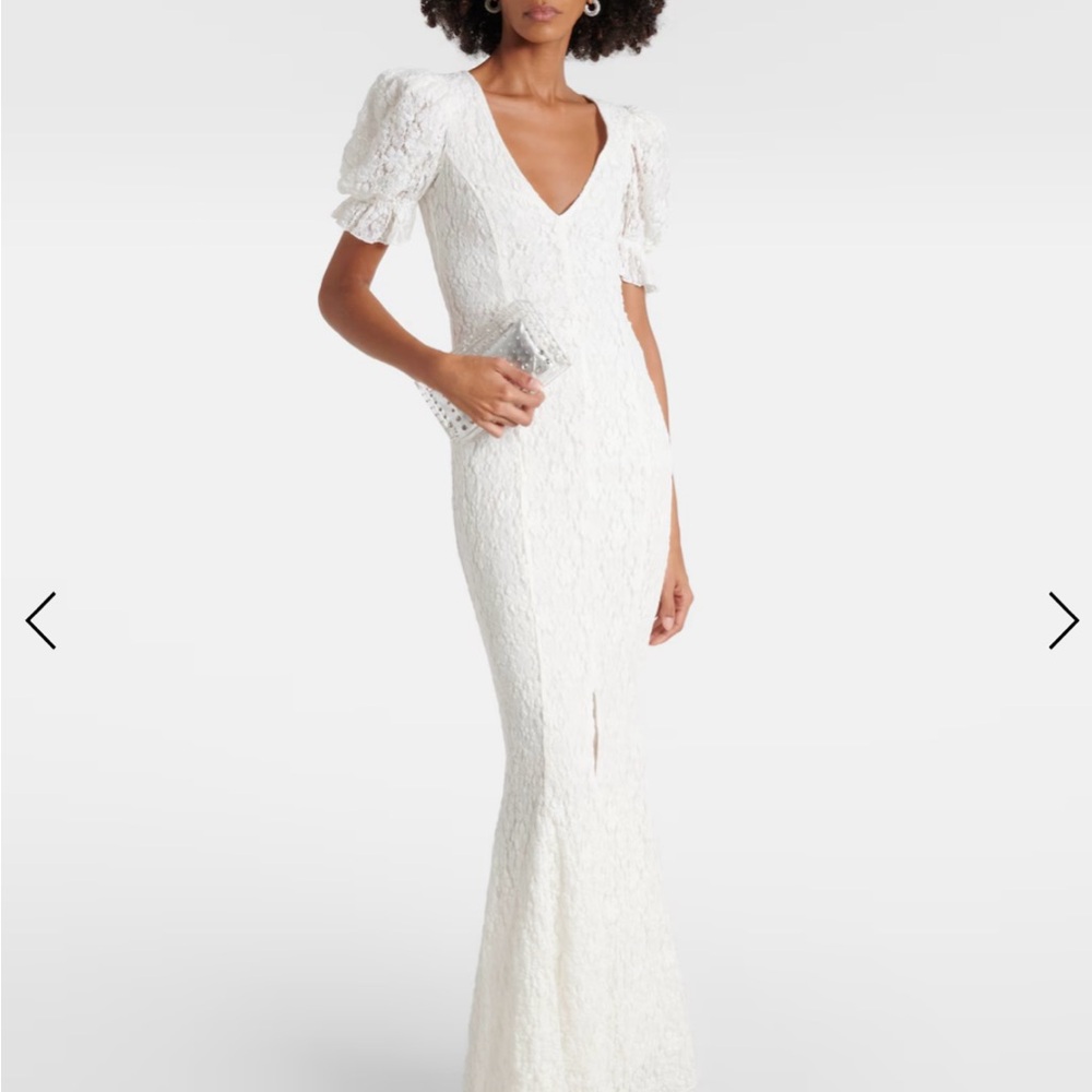 Elegant White Lace Gown- MyTheresa-Rotate